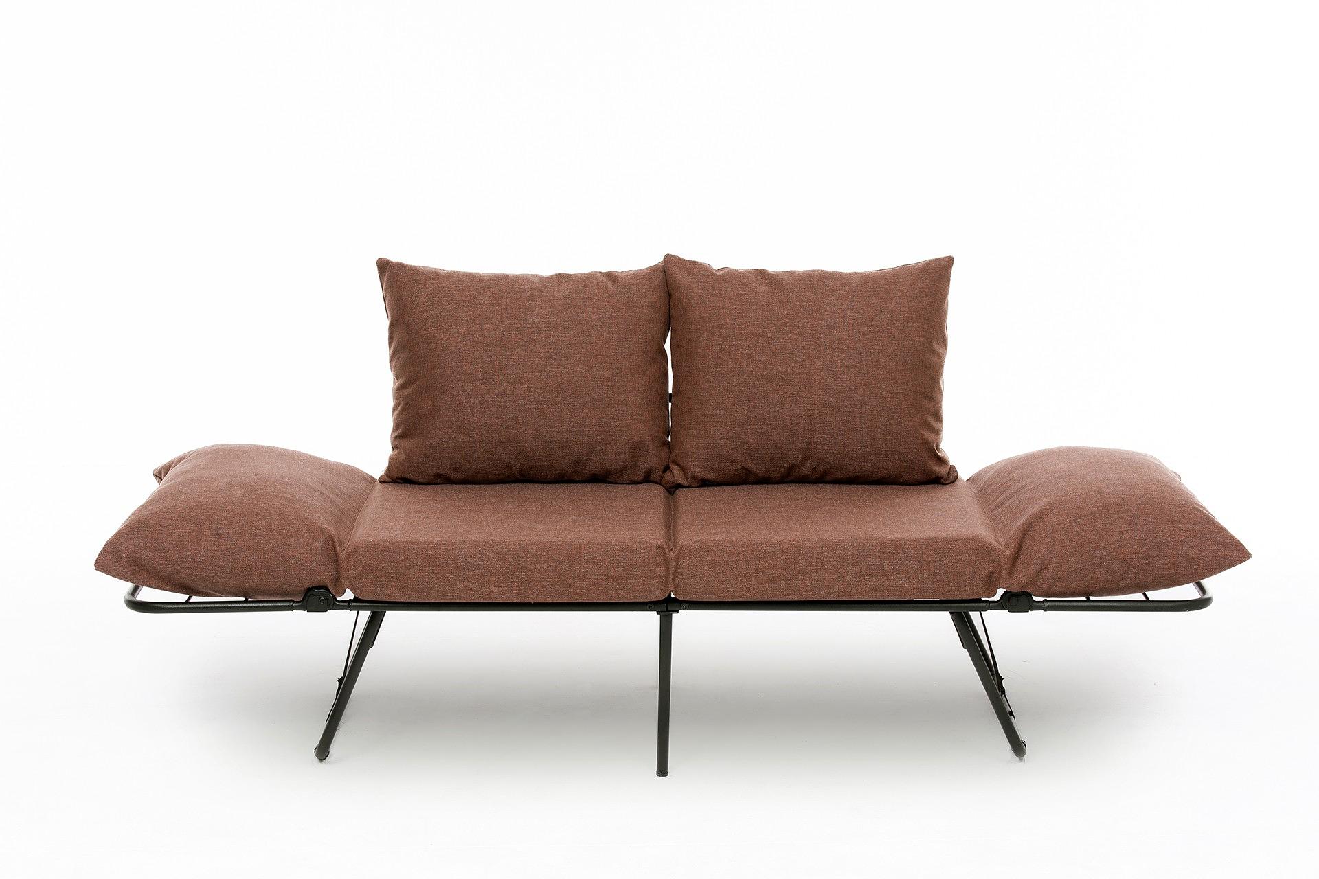 Viper Sofa 2-Sitzer Hellbraun 8