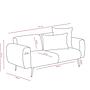 Side Sofa 2-Sitzer Anthrazit 7