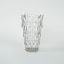 Crystal vase Transparent 1960s 3