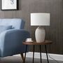 Table lamp Lanta linen fabric / concrete 1-light 5