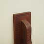 Vintage Wandschmuck Holz Braun 1970er Jahre 5