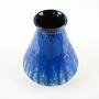 Ceramic Vase Blue 1960s 4