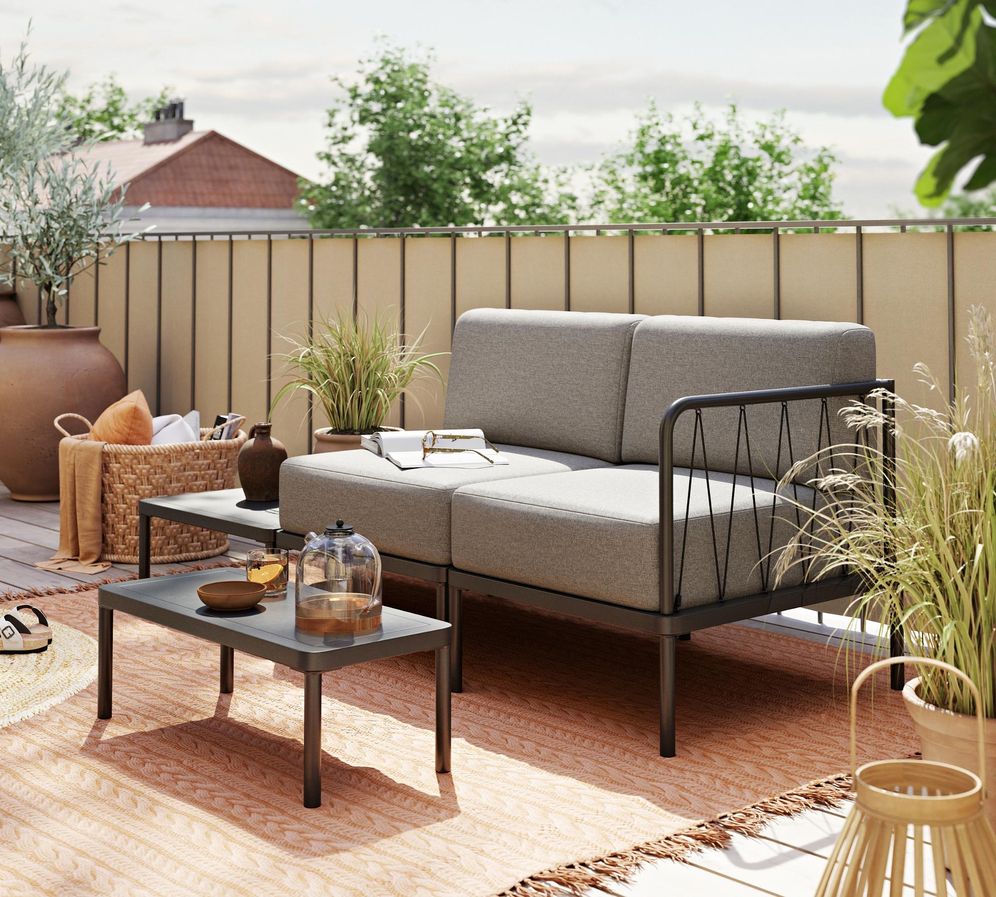 Hadley Outdoor Eckmodul Sesame 5