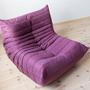 Togo Sessel Textil Aubergine 7