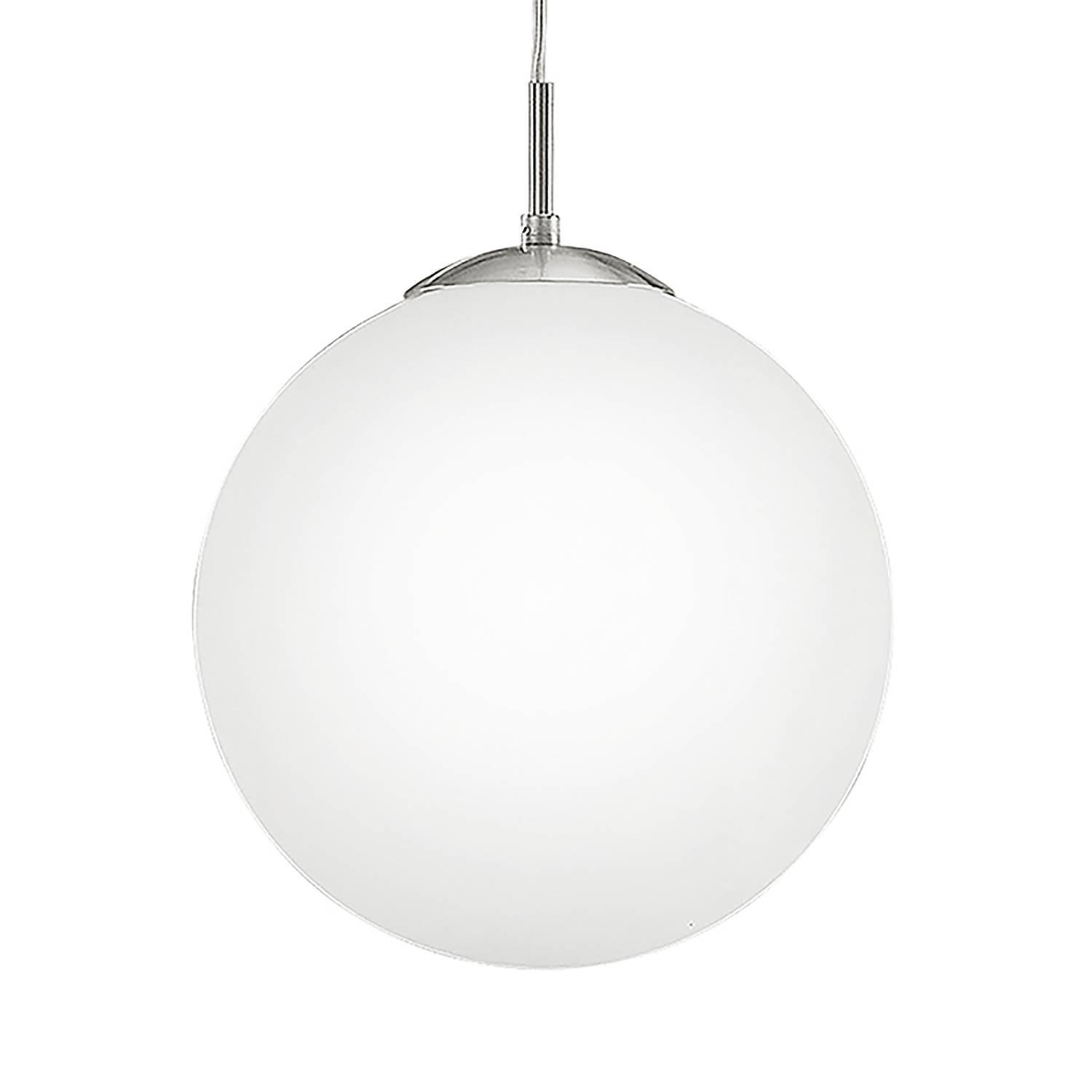 Rondo Pendelleuchte Opalglas Stahl 1-flammig 30 cm 0