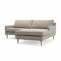 Astha Sofa 2-Sitzer Récamiere Rechts Agnes Brown 2