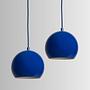 Ball Pendelleuchte Blau Ø18cm 4