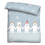 Bed linen Cotton Blue 135x200cm Pillowcase 80x80cm 4