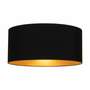 Ceiling light 1-bulb Textile Metal Black 1