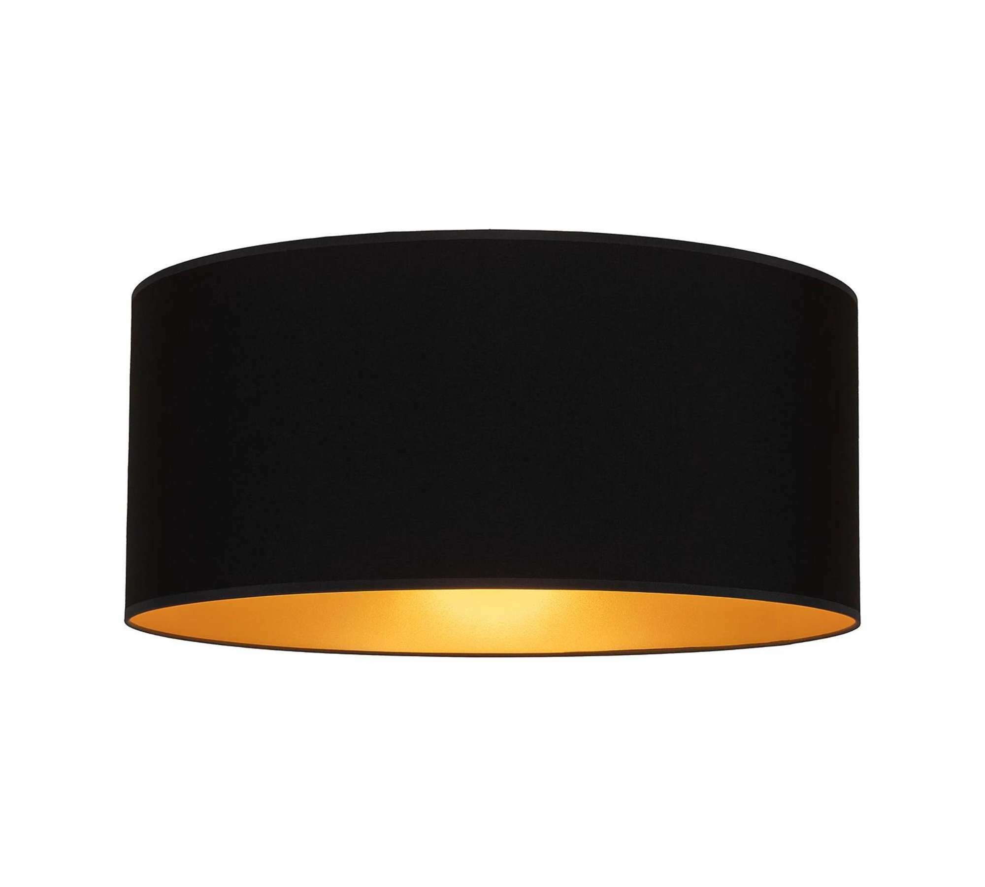 Ceiling light 1-bulb Textile Metal Black 1
