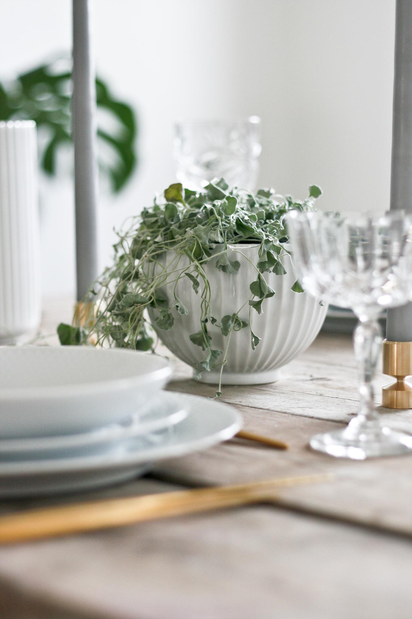 Lyngby Bonbonniere Ø 14 cm Weiß 2