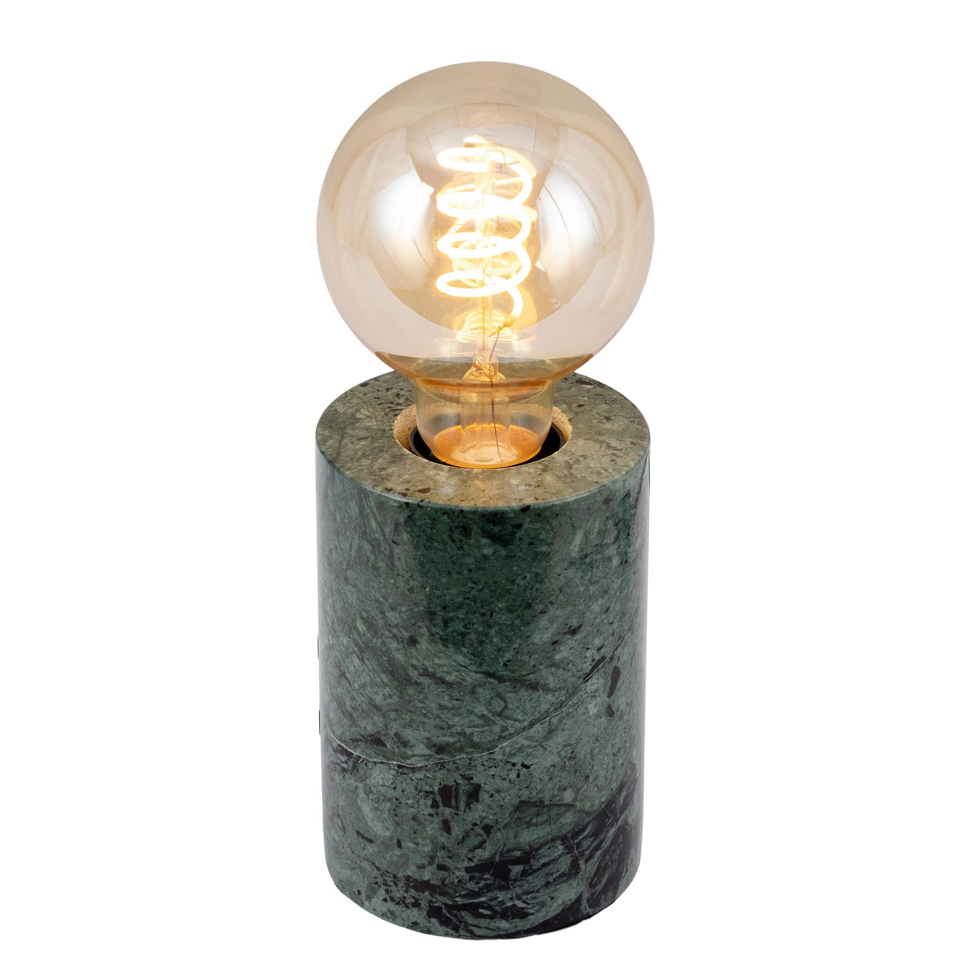 Frigid Tischleuchte 1-flammig Marmor Dunkelgrün 3