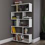 Elif Bookshelf Wood Veneer White 2