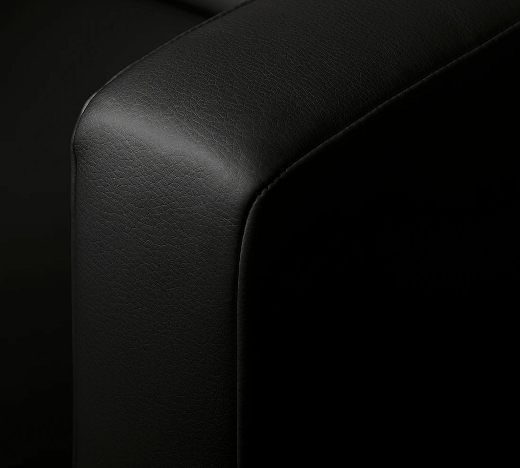 Sessel Kunstleder Schwarz 4