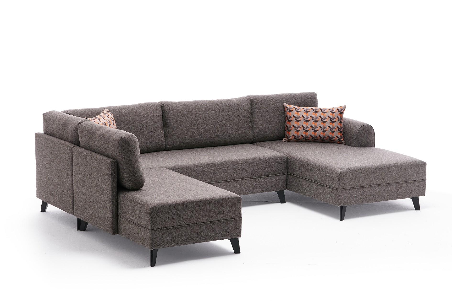 Belen Schlafsofa 4-Sitzer Braun 5