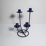 Vintage Postmodern Candlestick Metal 1990s 0