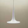 Vintage Pendant Lamp Metal White 1970s 1
