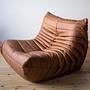Togo Armchair Smooth Leather Folk Brown 1