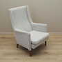 Vintage Sessel Holz Textil Grau 1960er Jahre 8