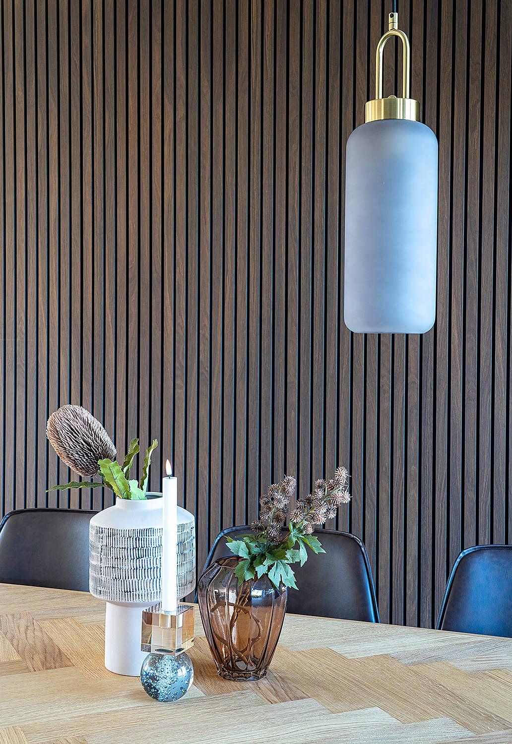 Selvik Vase Farbglas Braun 2