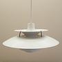 PH5 Pendant Lamp Metal Beige 1970s 2
