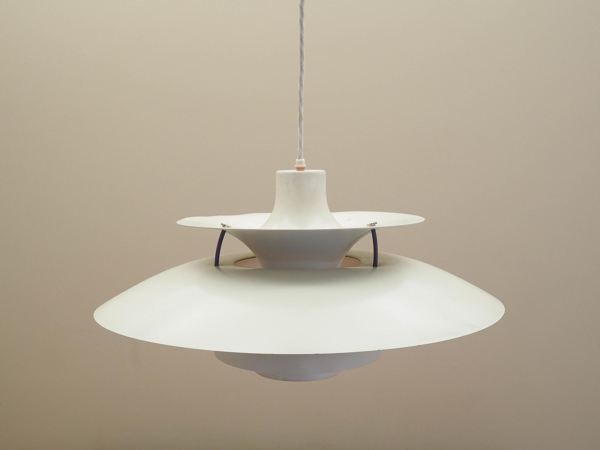 PH5 Pendant Lamp Metal Beige 1970s 2