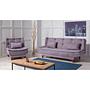 Kelebek Schlafsofa Set Holz Grau 1