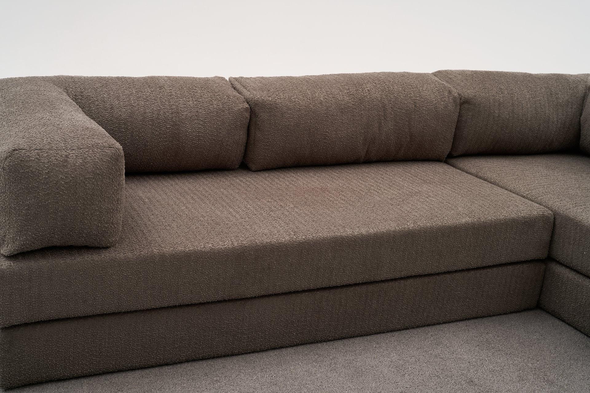 Comfort Schlafsofa Récamiere Rechts Grau 7