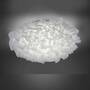 LED-Deckenleuchte Stoff / Eisen Wolke Weiß 2