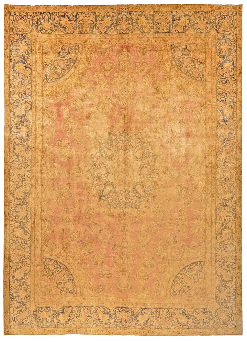 Vintage Carpet Wool Multicolor 0