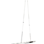 Dance Pendelleuchte Metall Silber 0