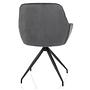 ELVERUM Dining Chair Velvet Grey 9