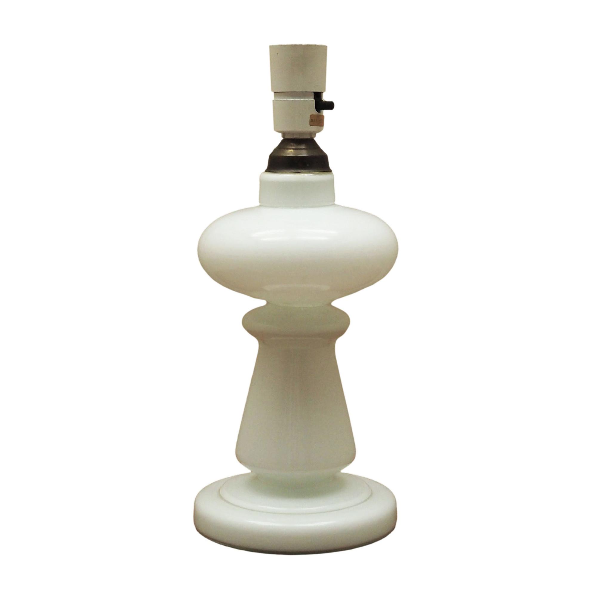 Table lamp glass 1970s 0
