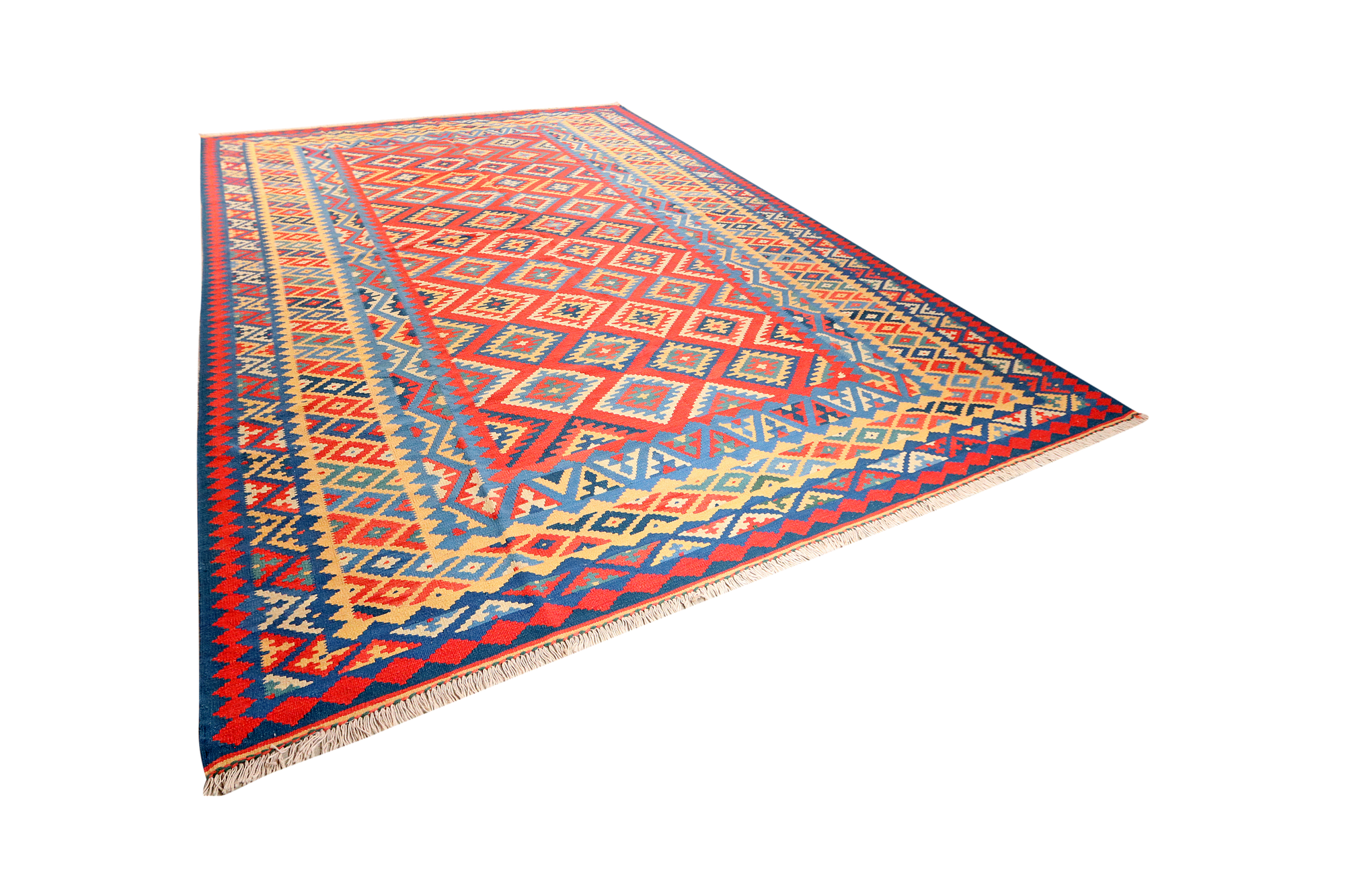 Kilim Gashgai Teppich Mehrfarbig 2