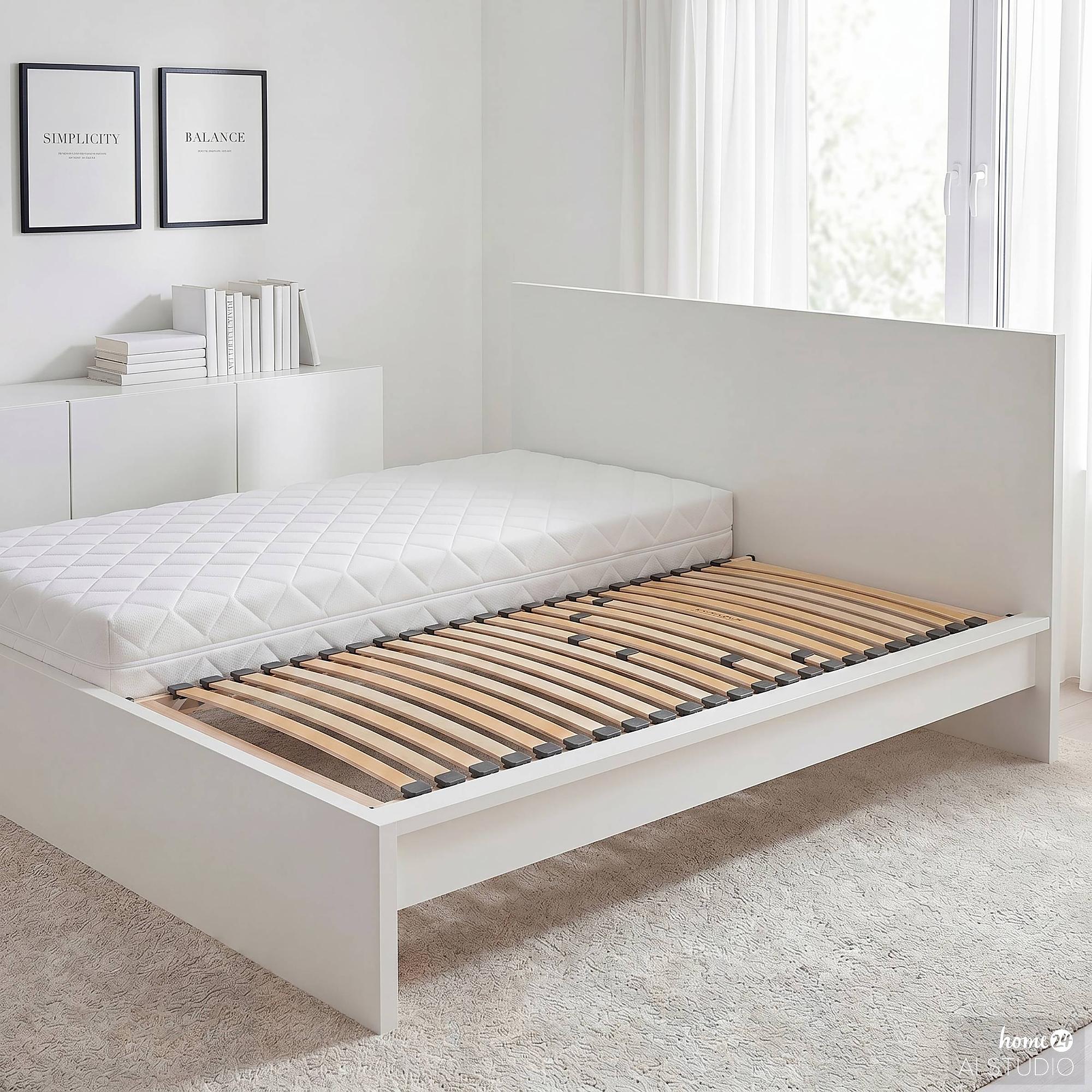 Slatted frame Rubin Beech Natural Anthracite 90×200cm 4