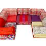 Vintage Hans Hopfer Mah Jong Modulares Sofa Mehrfarbig 0