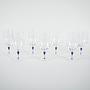 Set Venise Saphir Glasses 1970s Cristal d'Arques 3