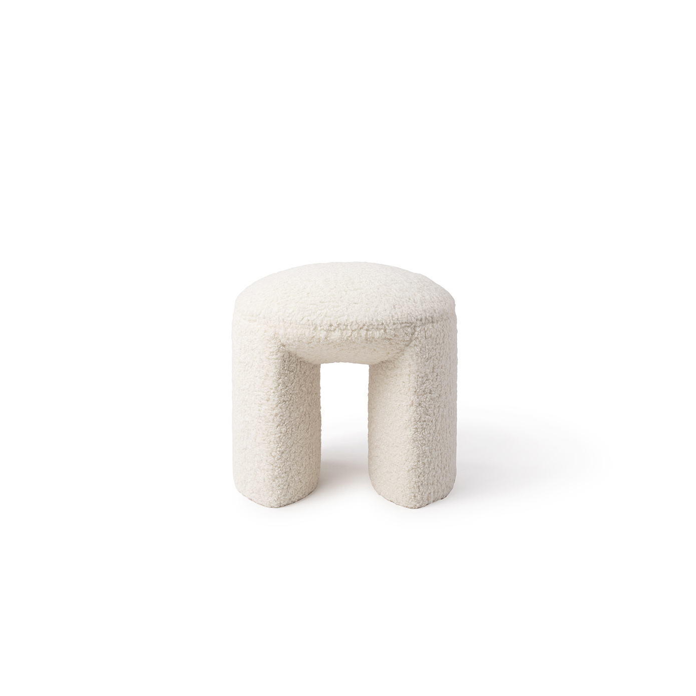 Nachii Hocker Plush Wheat  0