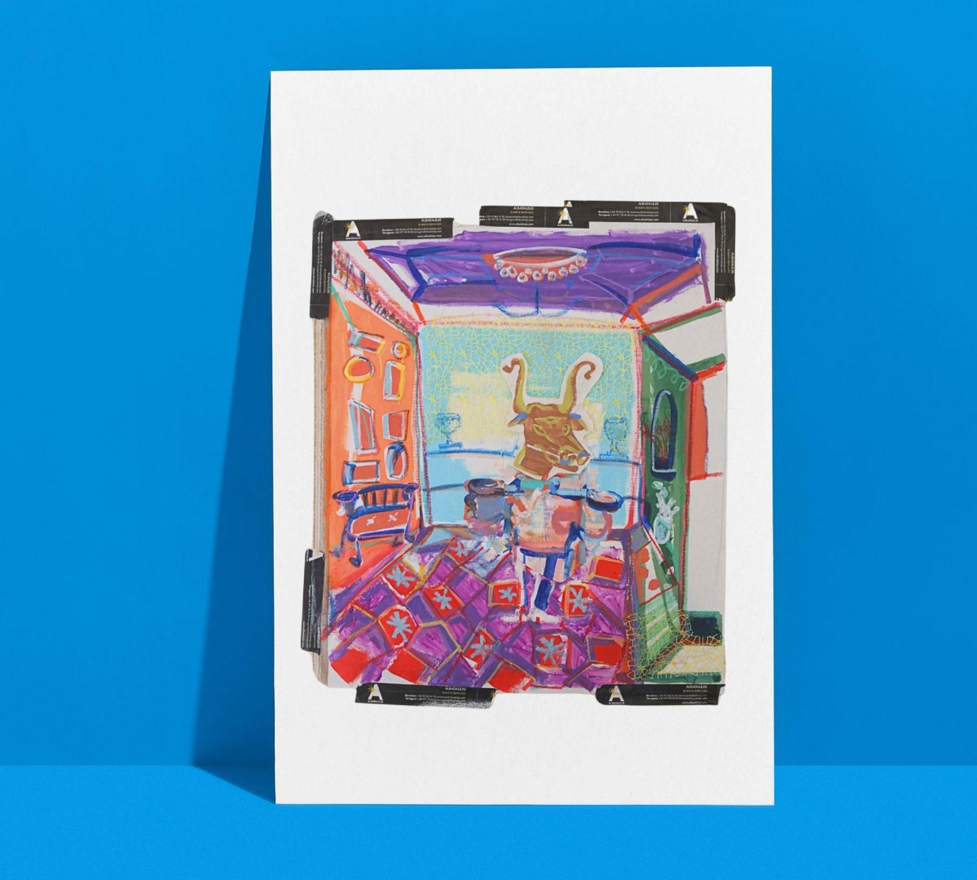 La Sala de Heka Stampa d'arte Multicolore 1