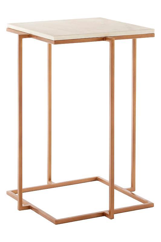Beistelltisch Shalimar mit goldenen Beinen
 8