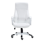 Traun Office chair with swivel function & tilt mechanism White 2