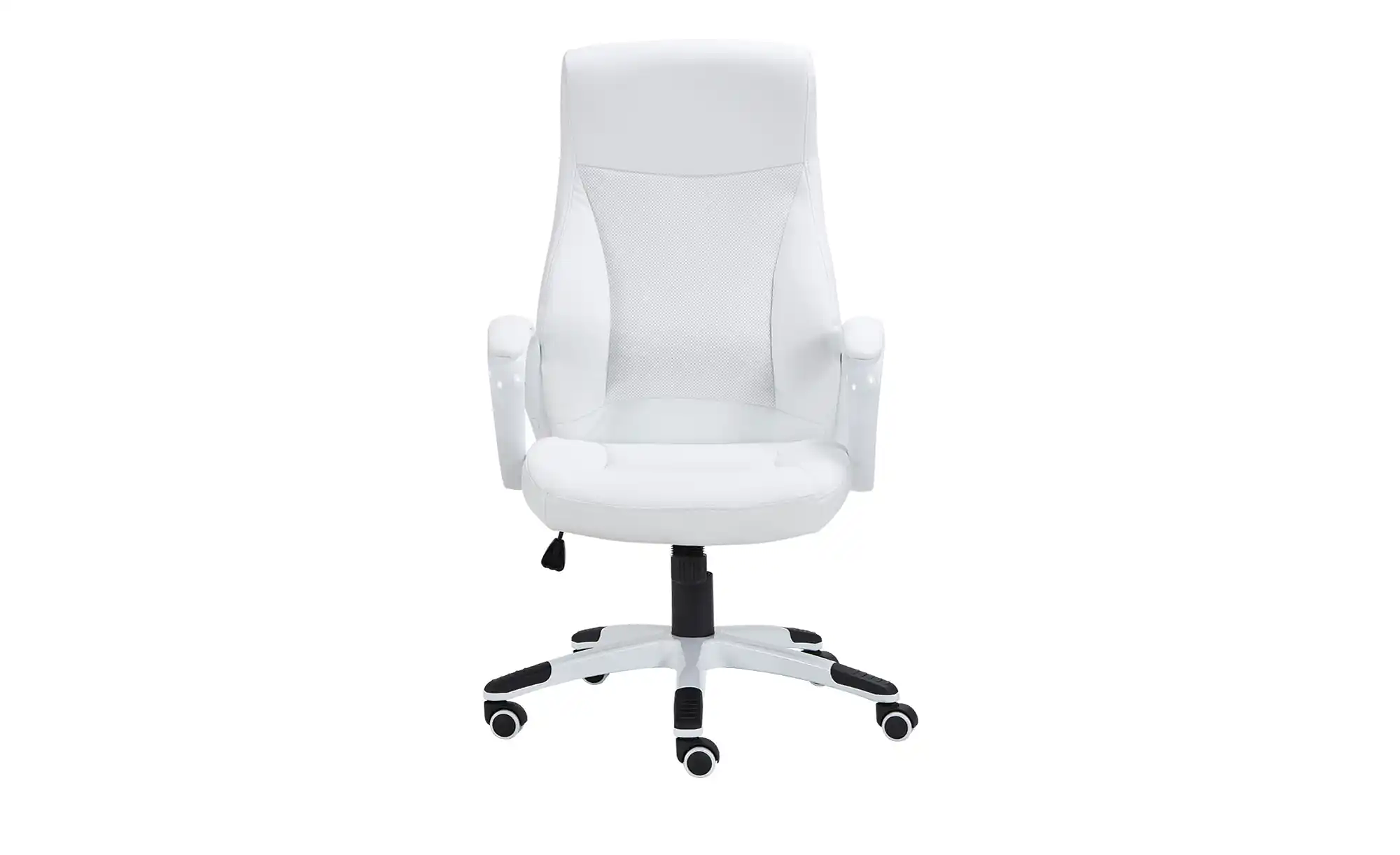 Traun Bürostuhl mit Drehfunktion & Wippmechanik Weiß 2