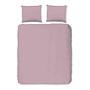 Renforce Bettwäsche mit Kissen Baumwolle Pink 140 x 200/220 cm 0