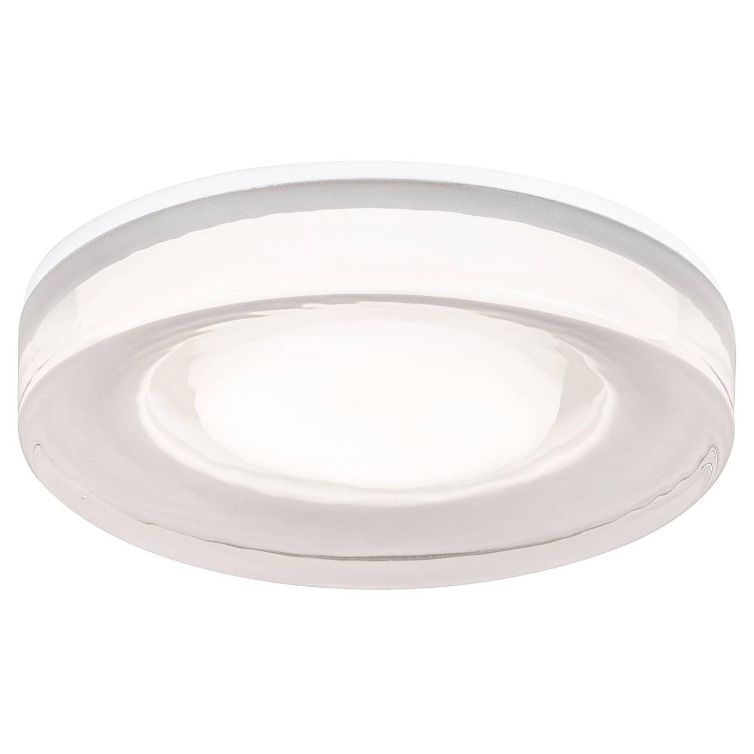Luena Ceiling Lamp Aluminum Clear Glass 9cm 0