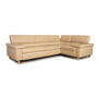Courage Ecksofa Leder Creme 2