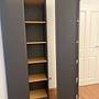 2x Tall Shelf Wood Blue 3