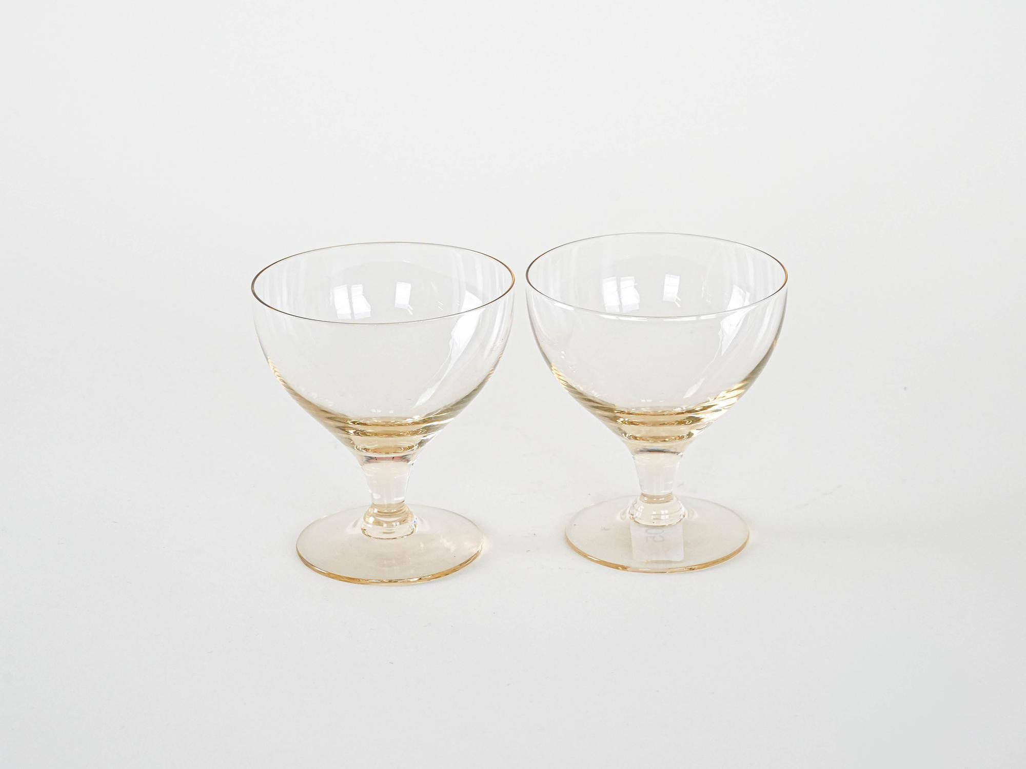 2x Dessert bowls Transparent 3