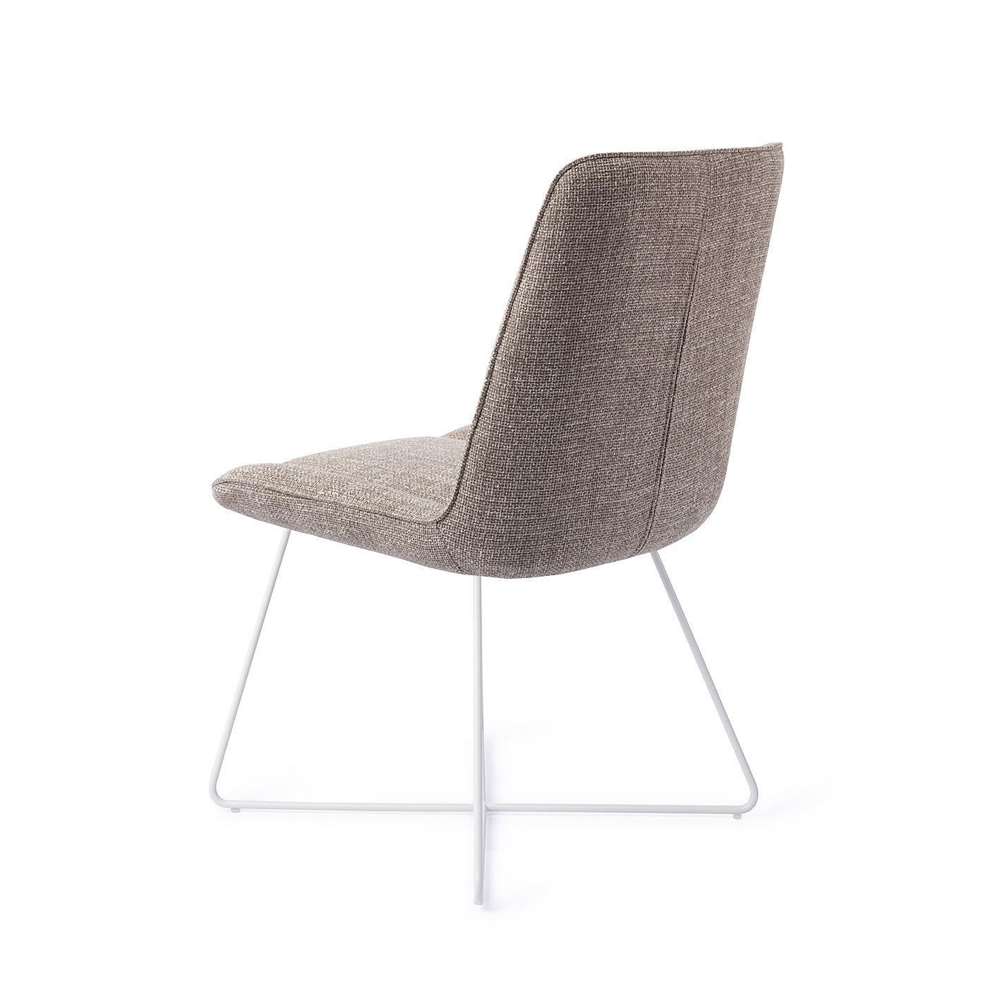 Umedo Dining Chair Cross Grainy Greige 2