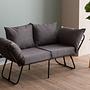 Viper Sofa 2-Sitzer Grau 1