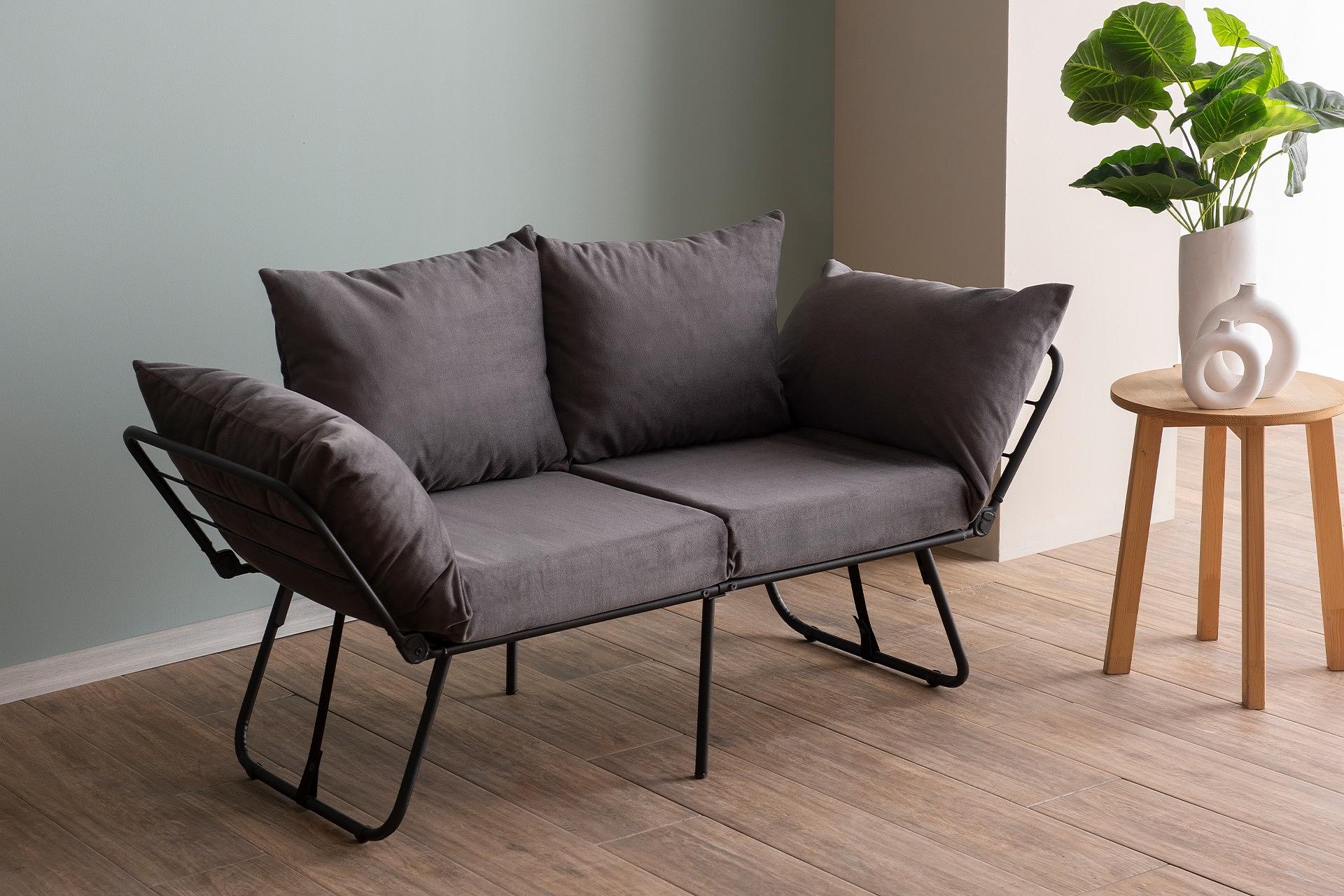 Viper Sofa 2-seater Grey 1